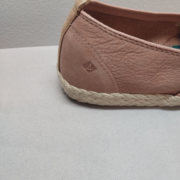 Authentic Sperry sailor S/O LTR/jute blush women's size 9.5 - Picture 6 of 16